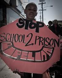 school 2 prison sign