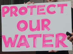 protect our water sign