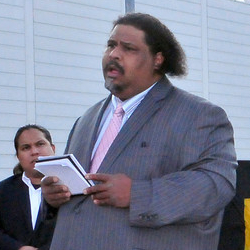 derrick evans at BP shareholder meeting