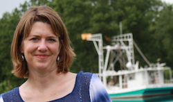 rebecca with trawl boat